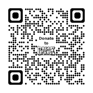 QR code for Breakthrough Missions donation page
